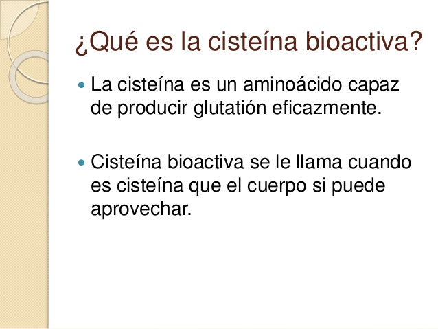  Si queremos aprovechar la cisteína bioactiva
en la leche, tendríamos que tomar leche sin
pasteurizar (leche recién ordeñ...